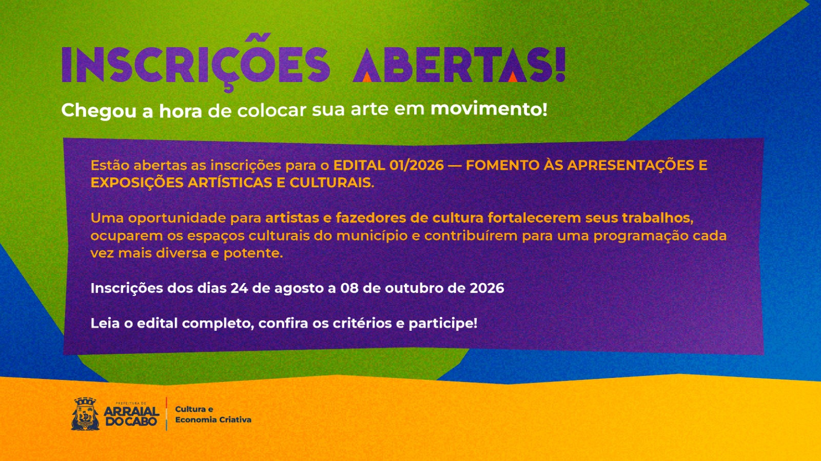 Edital Cultura