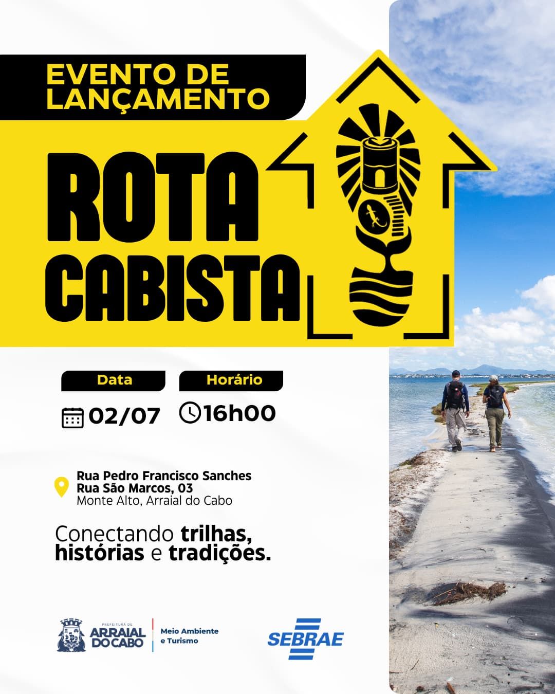 Participe do lançamento da Rota Cabista! 