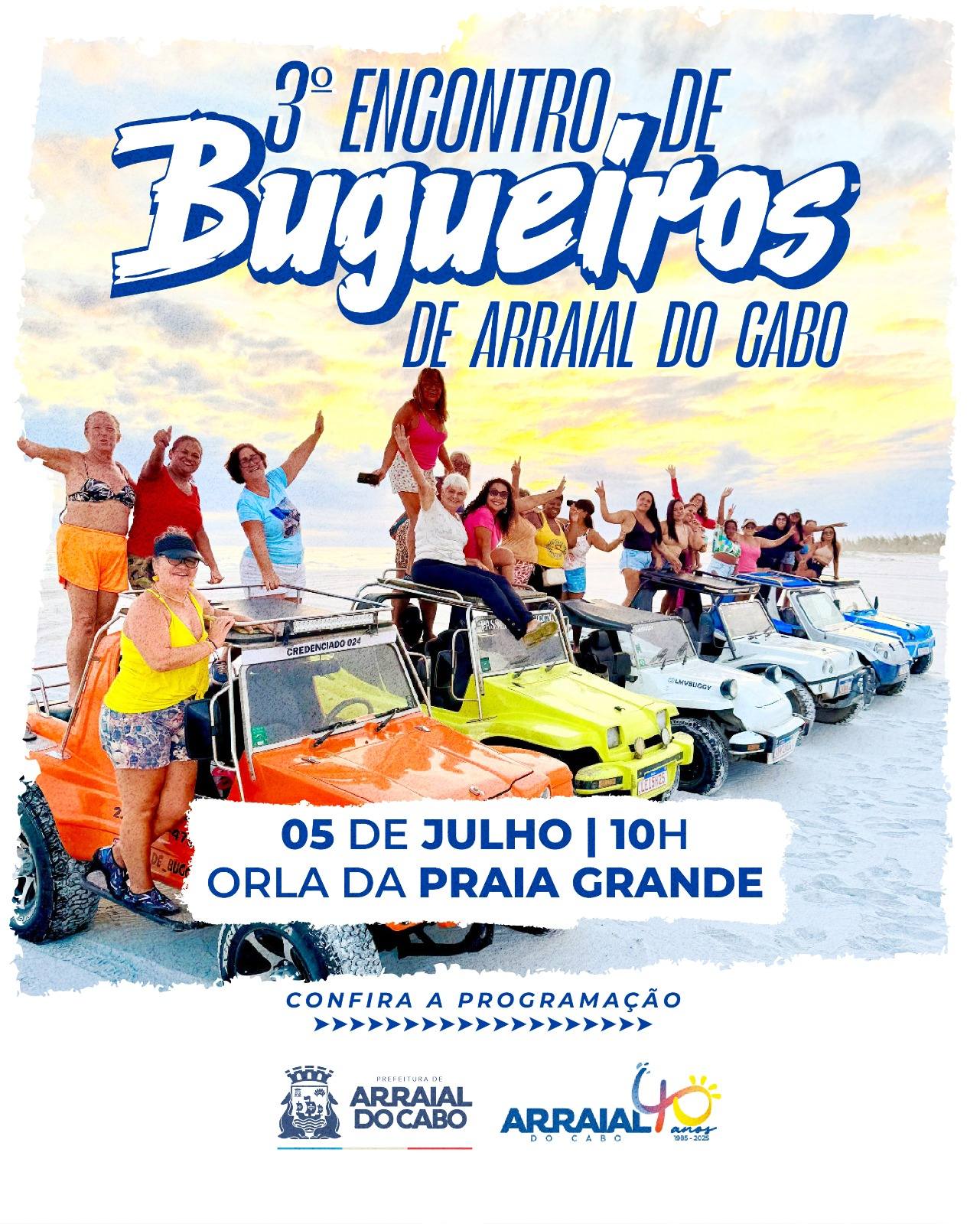 Vem aí, o 3º Encontro de Bugueiros de Arraial do Cabo!