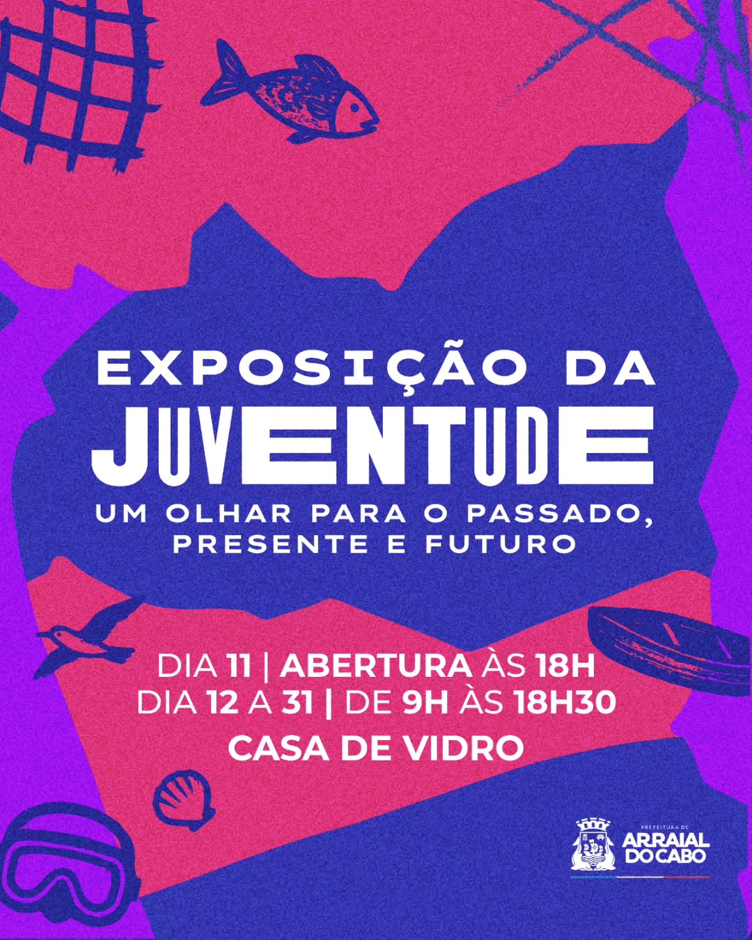 Mostra celebra juventude e arte local em Arraial do Cabo