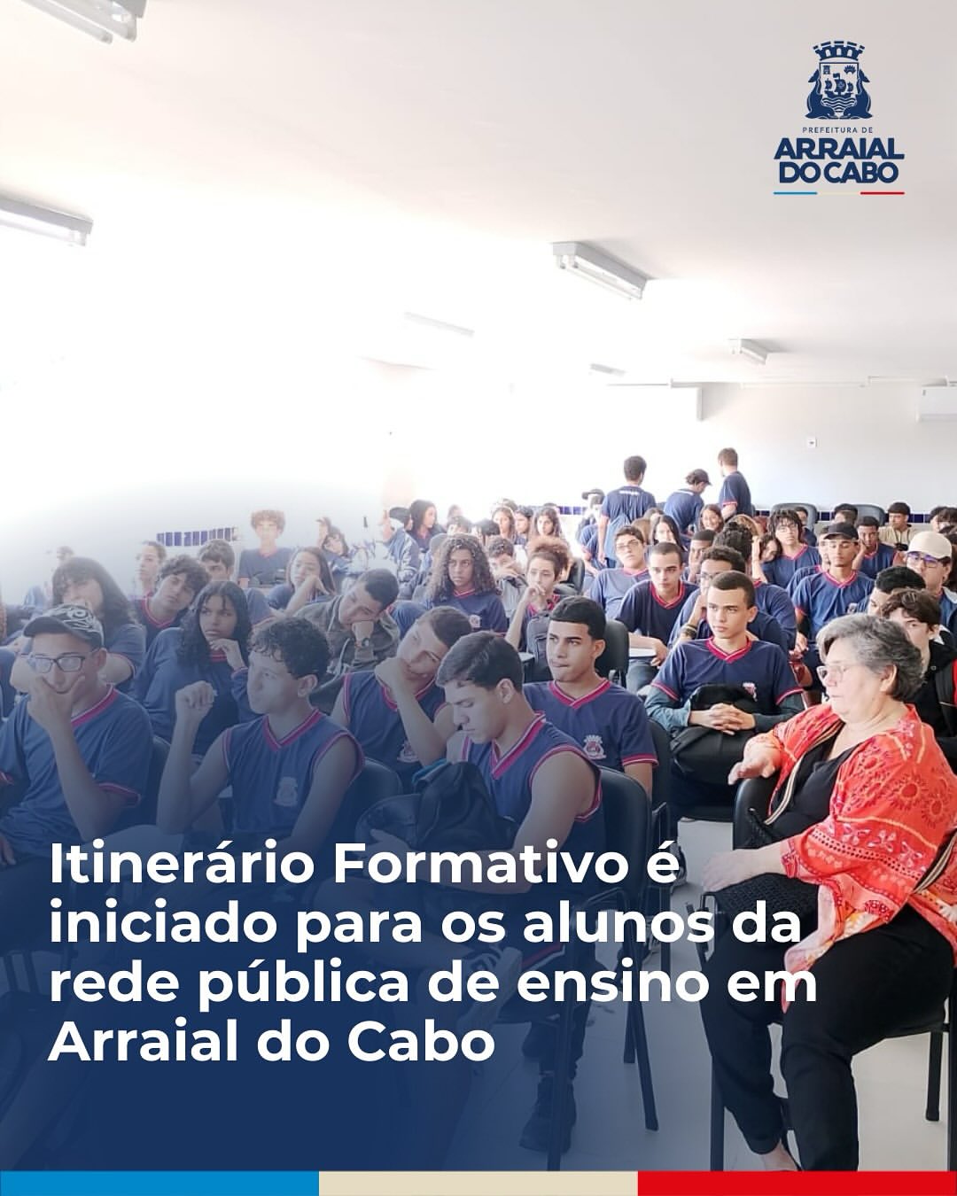 Arraial do Cabo dá início aos Itinerários Formativos de aprendizagem na rede pública de ensino!