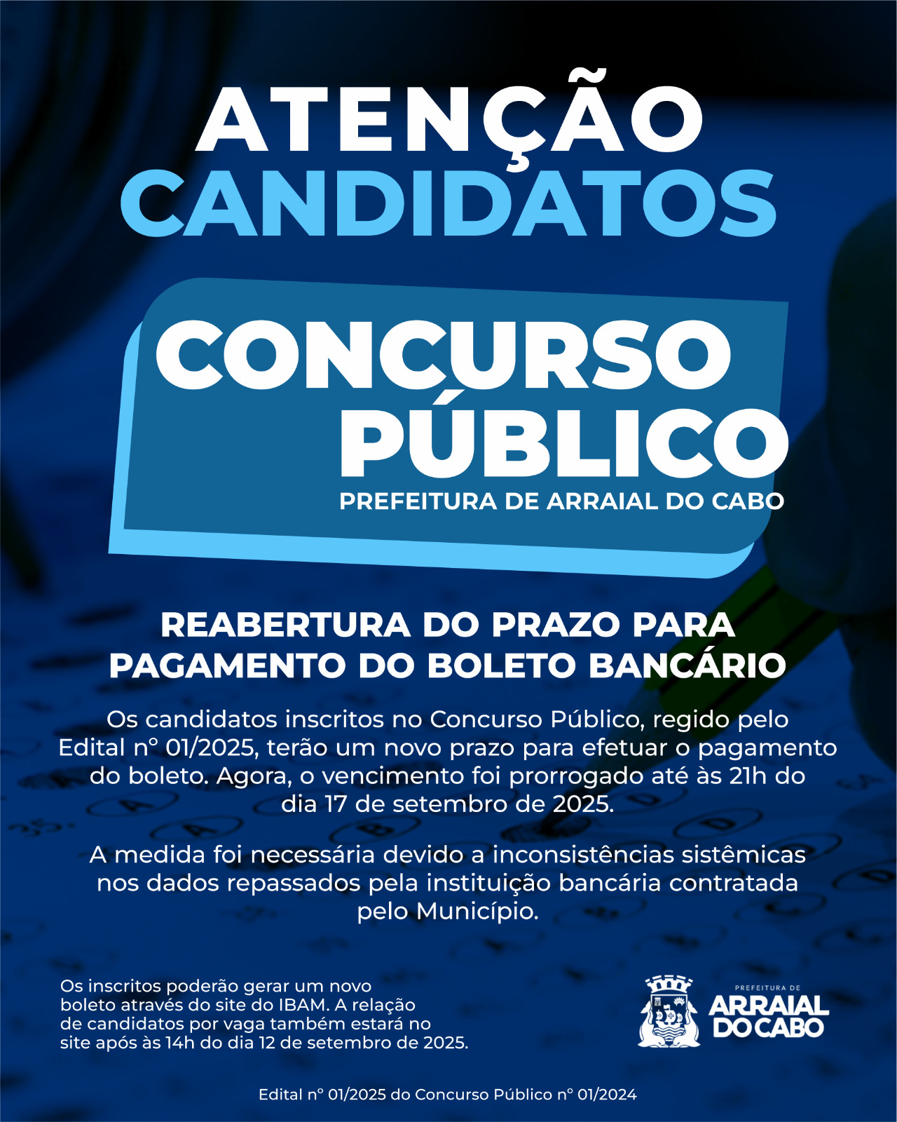 REABERTURA DO PRAZO PARA PAGAMENTO DO BOLETO BANCÁRIO