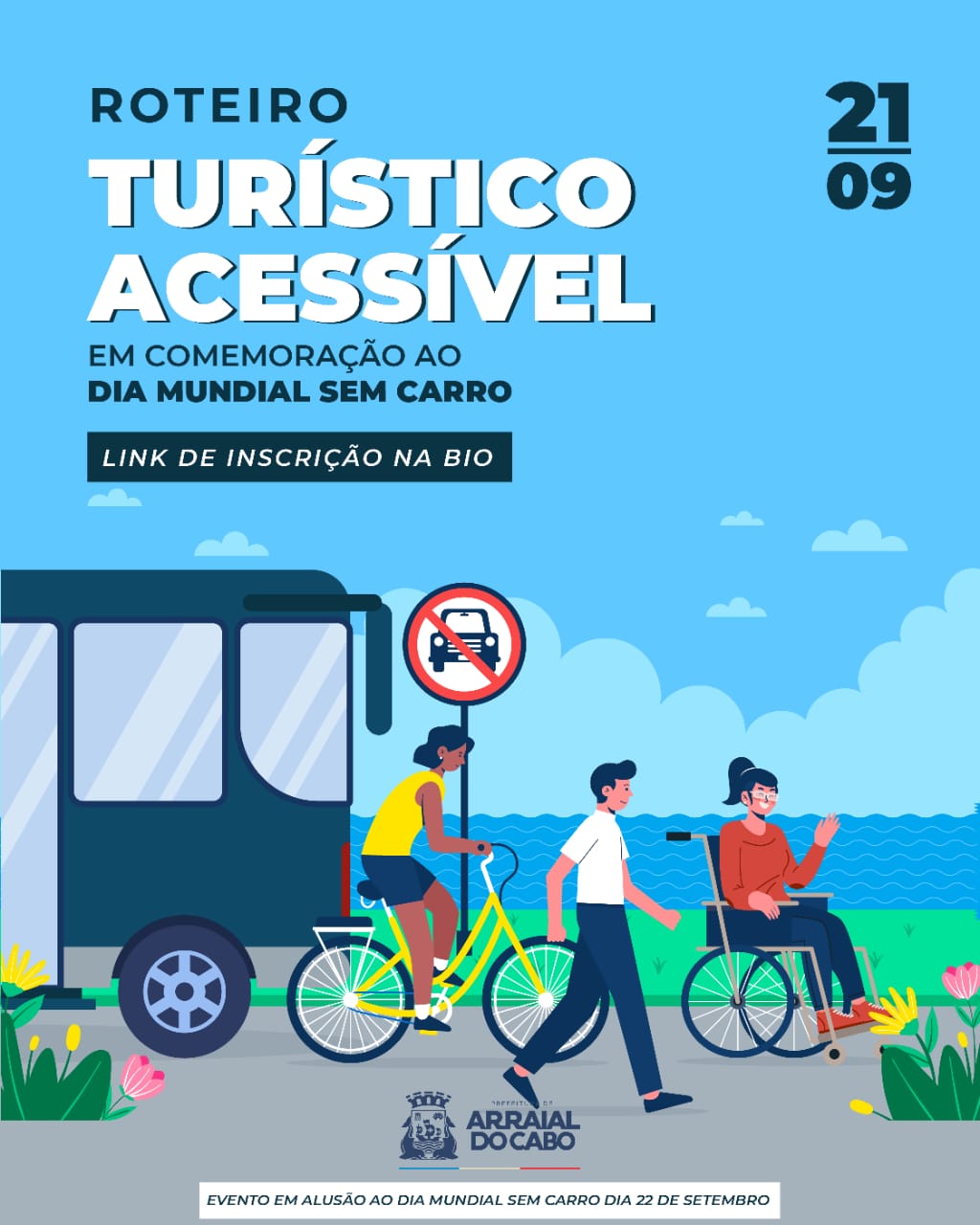 Prefeitura promove passeio em celebração ao Dia Mundial Sem Carro
