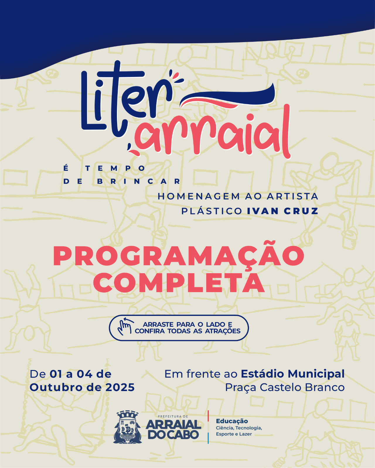 O Literarraial 2025 já começou e a programação oficial está no ar