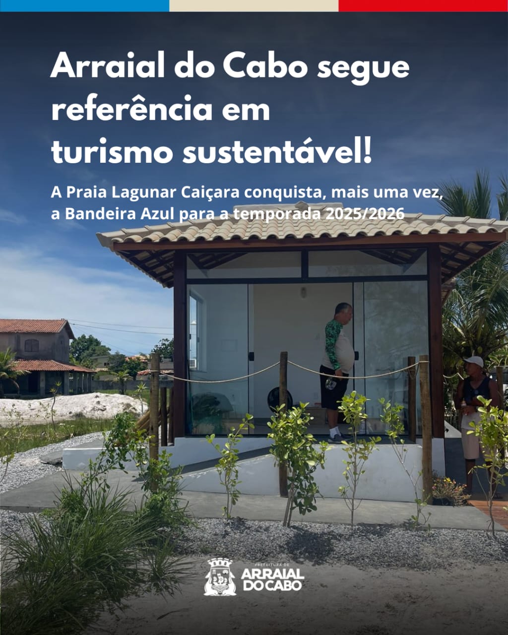 Arraial do Cabo Garante o Selo Bandeira Azul para a Praia Lagunar do Caiçara