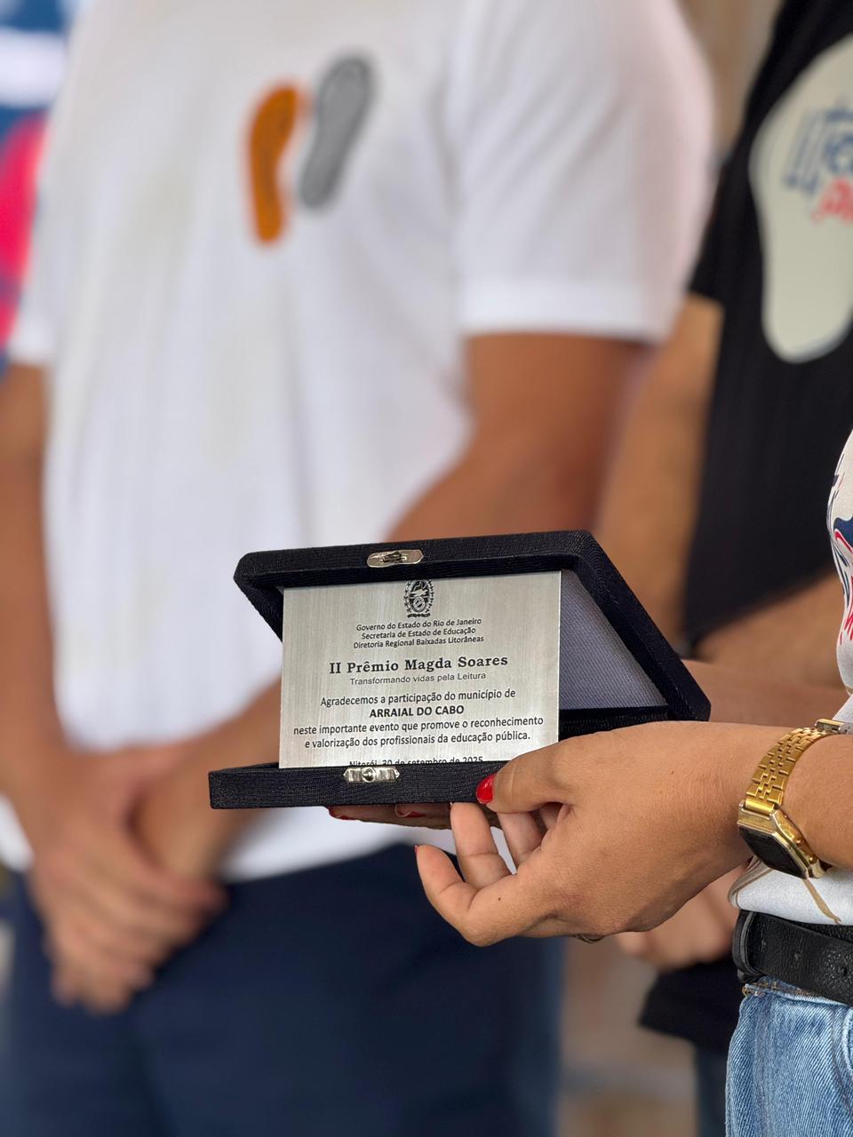 Professoras de Arraial do Cabo são destaque na etapa regional do II Prêmio Magda Soares
