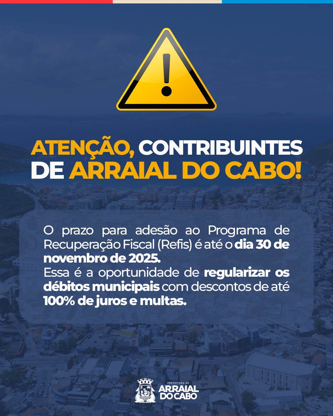 Prazo para adesão ao Programa de Recuperação Fiscal (Refis) é até o dia 30 de novembro 